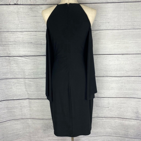 RALPH Lauren Cold Shoulder Bell Sleeve Dress. Size 4 - Picture 7 of 8